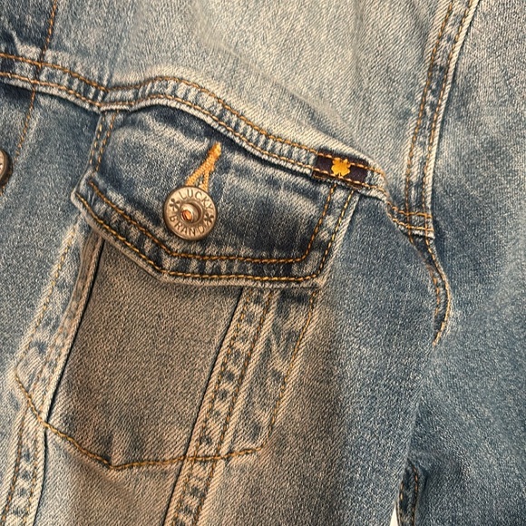 NWT LUCKY BRAND denim jean jacket small S - Picture 5 of 9